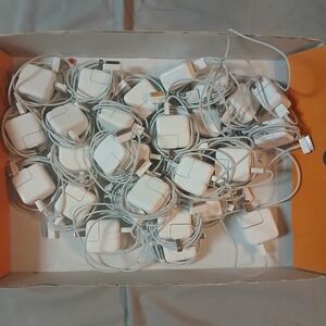 (29) Apple iPad 10W USB Power Adapter Wall Charger iPod, iPadAir  30 Pin Cable